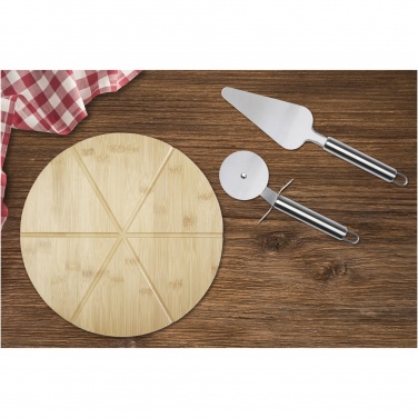 Logo trade business gift photo of: Mangiary bamboo pizza peel and tools